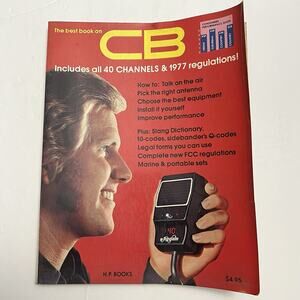 Vintage 1977 Best Book On CB Radio E Herbert History Truckers Antennas 70s